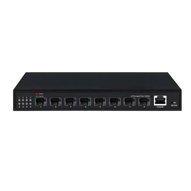 Sfp+ 10G Managed Switch 8 Port - Switch Jaringan Terkelola L3 dengan Bandwidth
