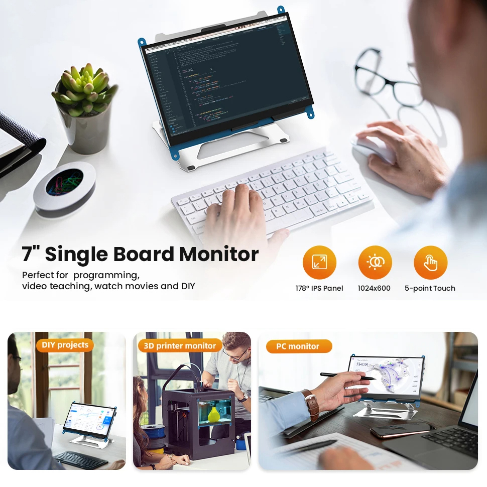 Eyoyo Monitor Layar Sentuh Kap - Turing Pi 2 ulasan dan harga