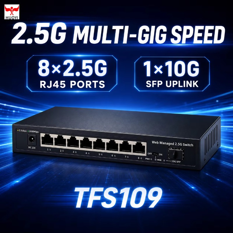 Sakelar Jaringan 8 Port 2,5Gb  - Sfp+ 10G Managed Switch 8 Port ulasan dan harga