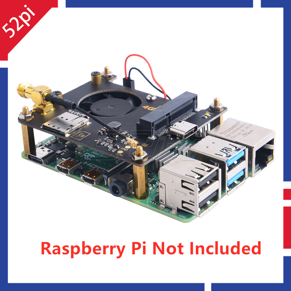 52Pi Raspberry Pi 3G 4G Topi U - Deskpi Super6C ulasan dan harga